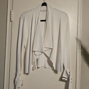 7th Avenue New York & Company Cream Cardigan